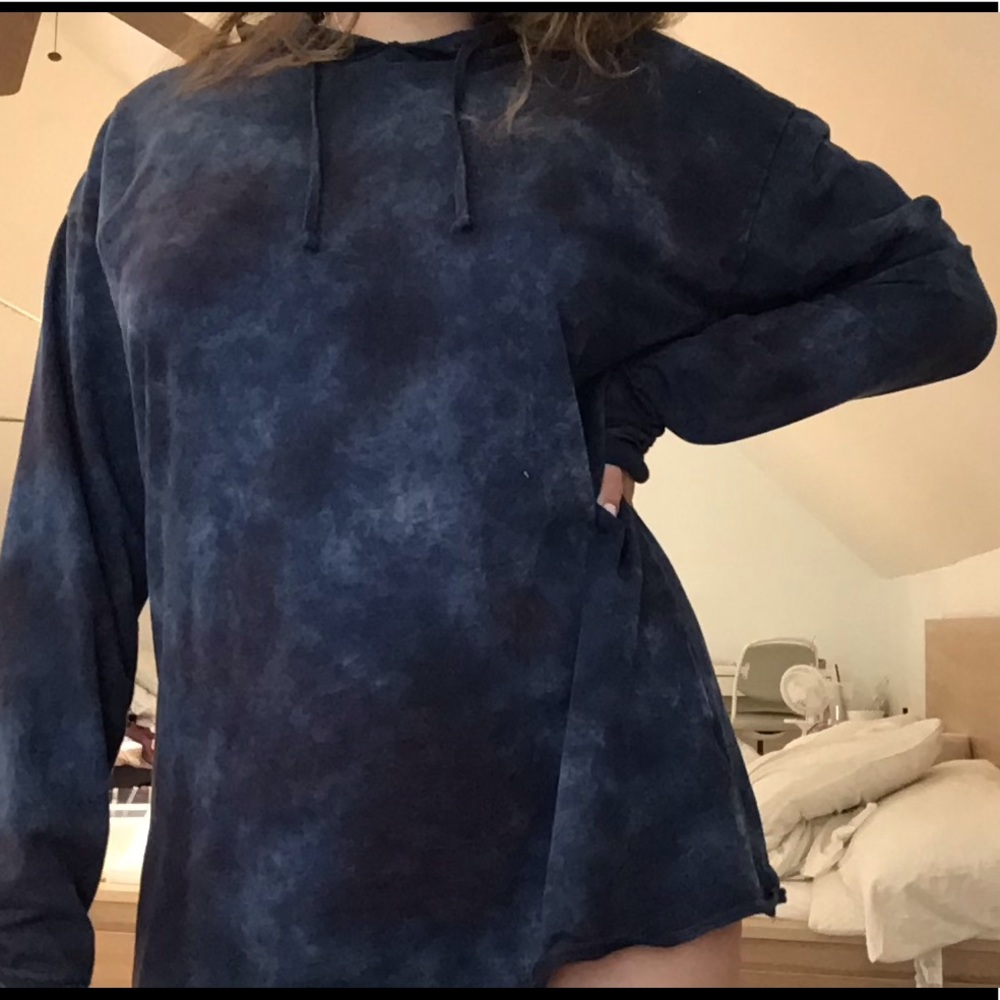 Purple and blue sweatshirt